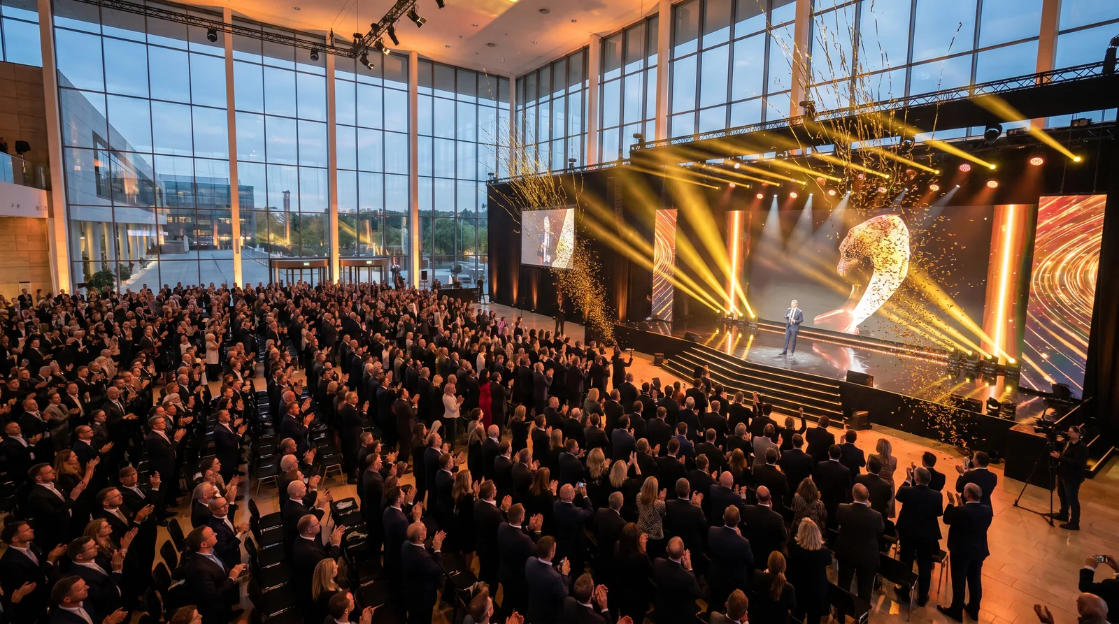Large trade fair and event build-up